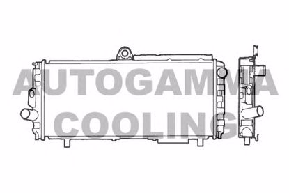 Снимка на AUTOGAMMA 100002-Воден радиатор